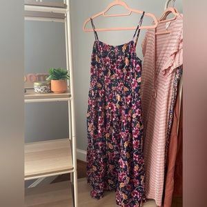 Old Navy NWT Smocked Midi Length Dress